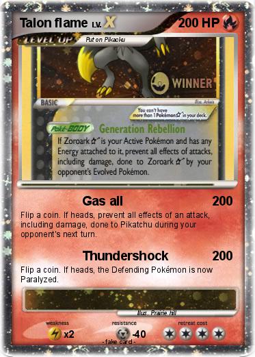 Pokemon Talon flame