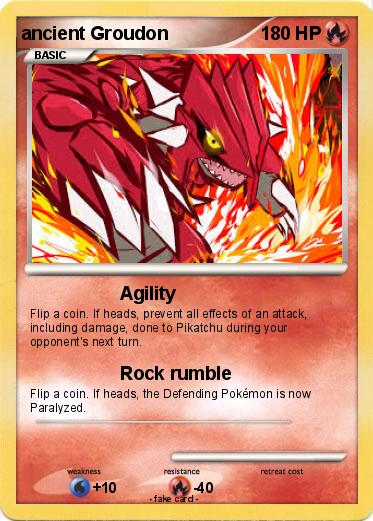 Pokemon ancient Groudon