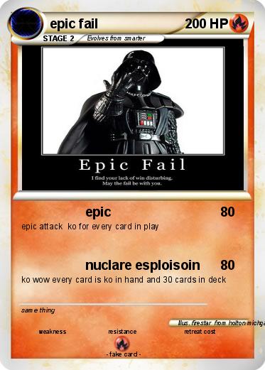 Pokemon epic fail