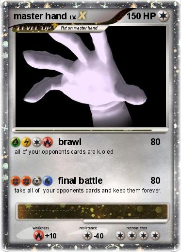 Pokemon master hand