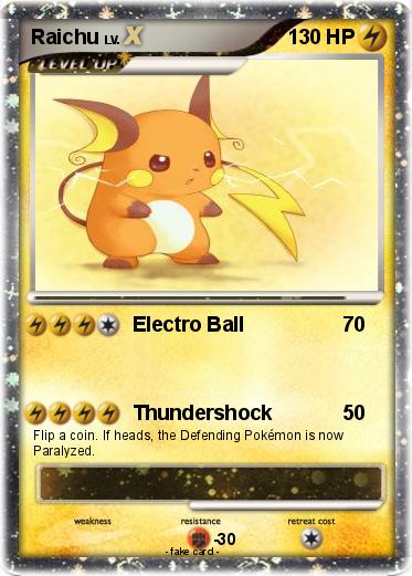 Pokemon Raichu