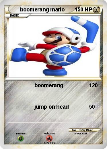 Pokemon boomerang mario