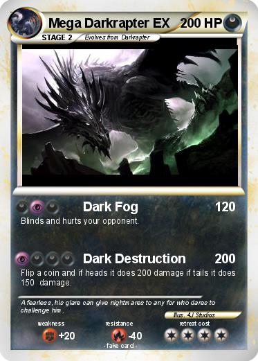 Pokemon Mega Darkrapter EX