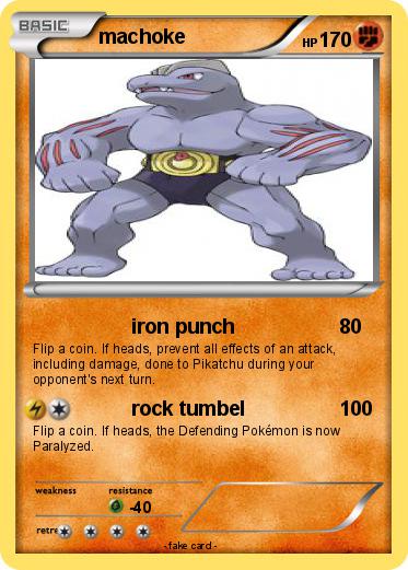 Pokemon machoke