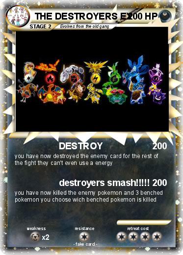 Pokemon THE DESTROYERS EX