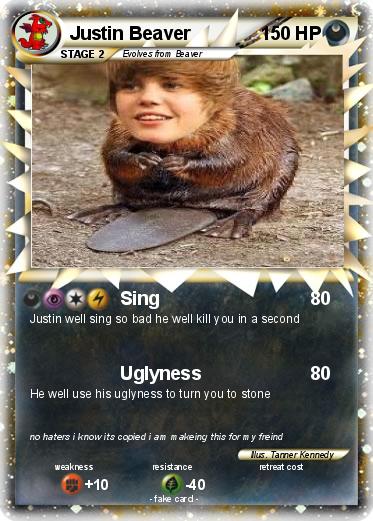 Pokemon Justin Beaver