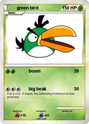 Pokemon green bird