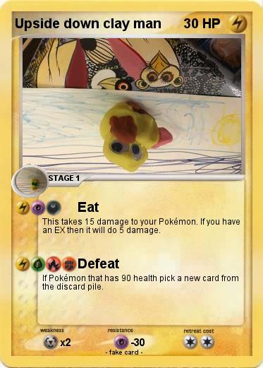Pokemon Upside down clay man