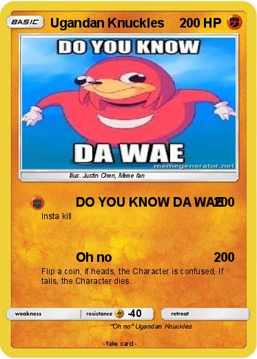 Pokemon Ugandan Knuckles