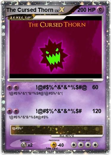 Pokemon The Cursed Thorn