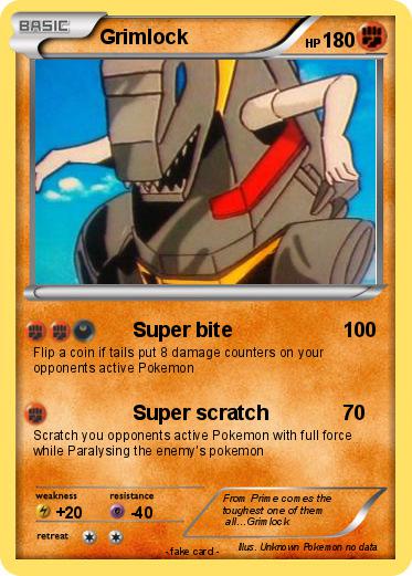 Pokemon Grimlock