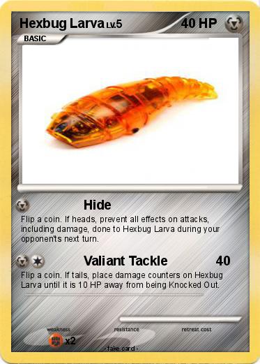 Pokemon Hexbug Larva