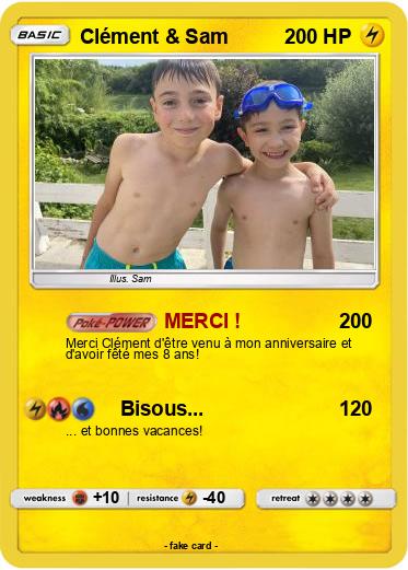 Pokemon Clément & Sam