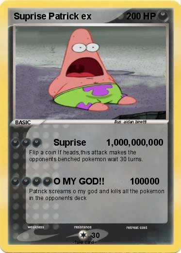 Pokemon Suprise Patrick ex