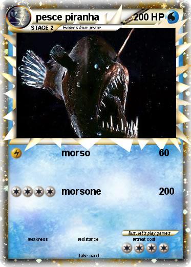 Pokemon pesce piranha