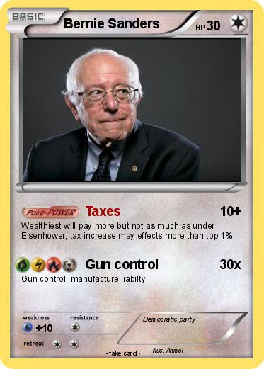 Pokemon Bernie Sanders