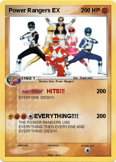 Pokemon Power Rangers EX