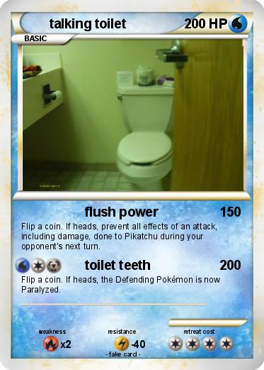 Pokemon talking toilet