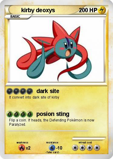 Pokemon kirby deoxys