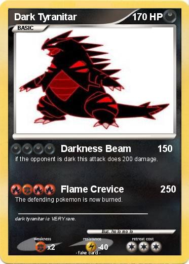 Pokemon Dark Tyranitar