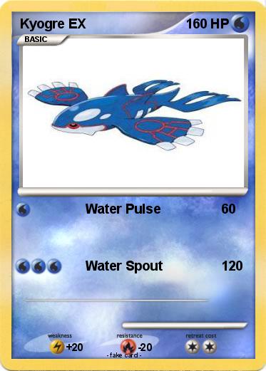 Pokemon Kyogre EX