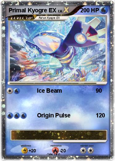 Pokemon Primal Kyogre EX