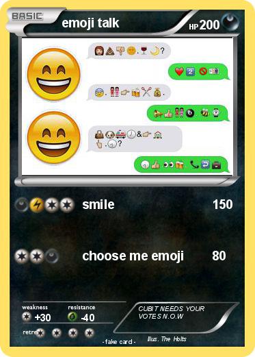 Pokemon emoji talk