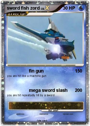 Pokemon sword fish zord