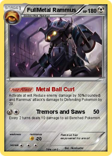 Pokemon FullMetal Rammus