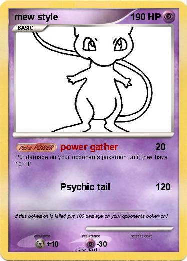 Pokemon mew style