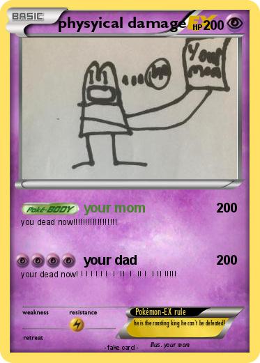 Pokemon physyical damage