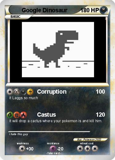 Pokemon Google Dinosaur