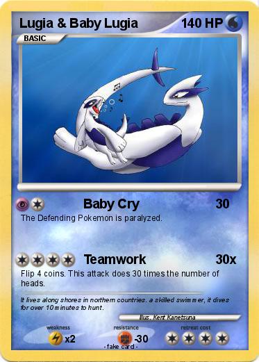 Pokemon Lugia & Baby Lugia