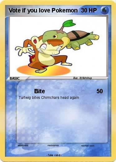 Pokemon Vote if you love Pokemon