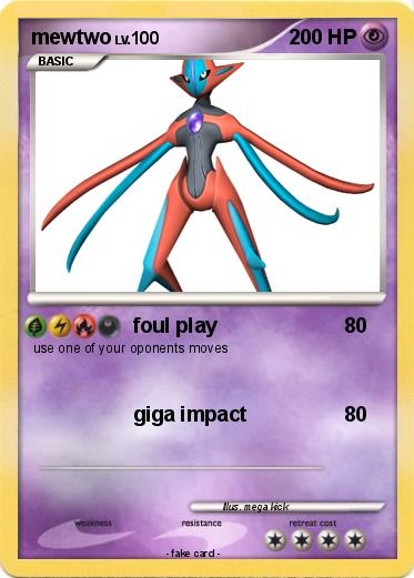 Pokemon mewtwo