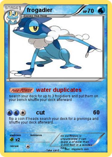 Pokemon frogadier Pokemon frogadier