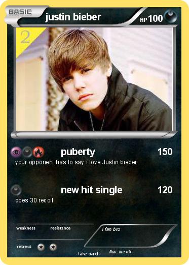 Pokemon justin bieber