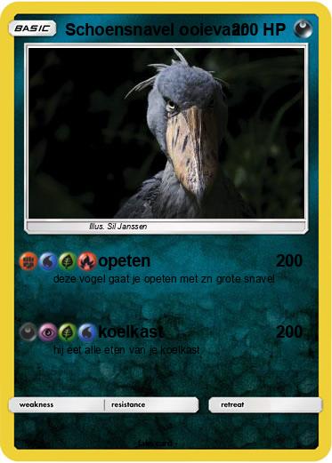 Pokemon Schoensnavel ooievaar