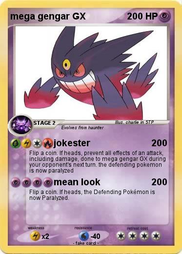 Pokemon mega gengar GX
