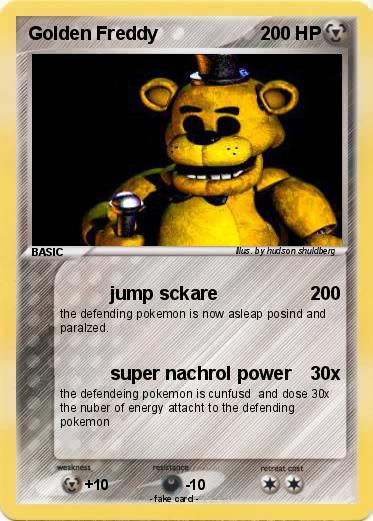 Pokemon Golden Freddy