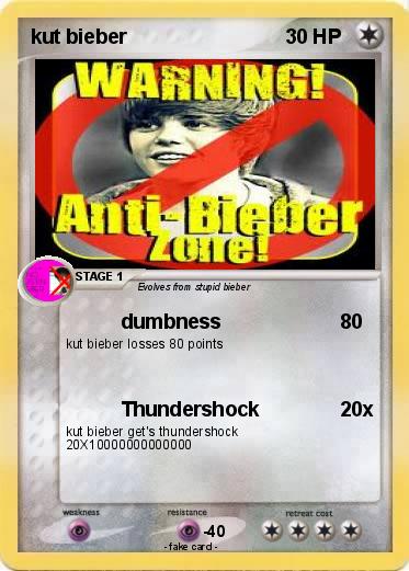 Pokemon kut bieber