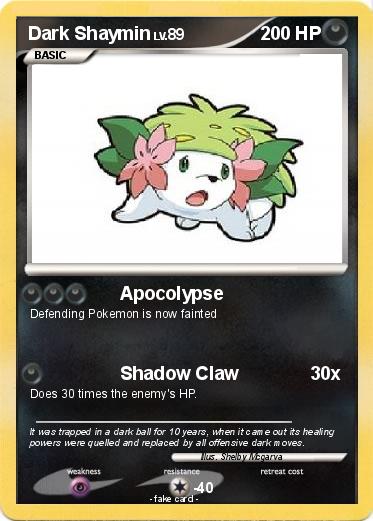 Pokemon Dark Shaymin