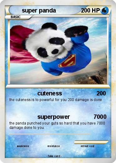 Pokemon super panda
