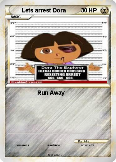 Pokemon Lets arrest Dora