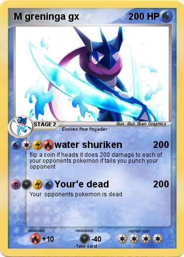 Pokemon M greninga gx