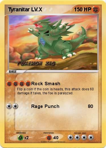 Pokemon Tyranitar LV.X