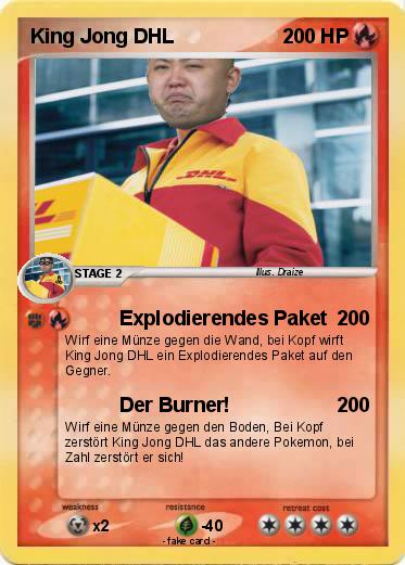 Pokemon King Jong DHL