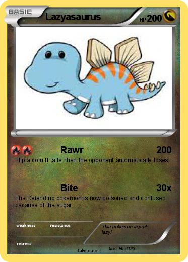 Pokemon Lazyasaurus