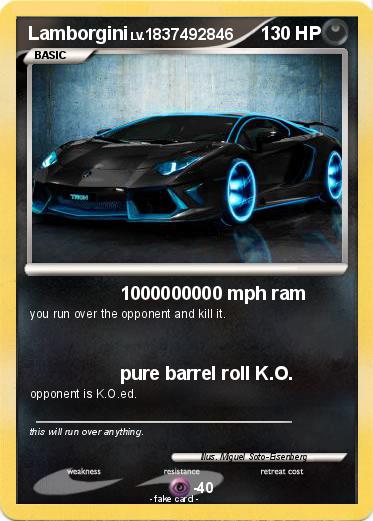 Pokemon Lamborgini