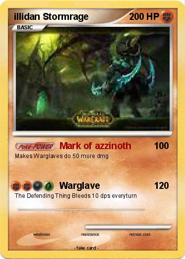 Pokemon illidan Stormrage